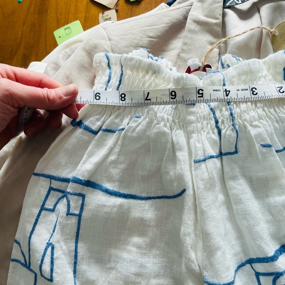 Trousers Posaposa Santorini Outline Embroidered Pants - Picture 12 of 16